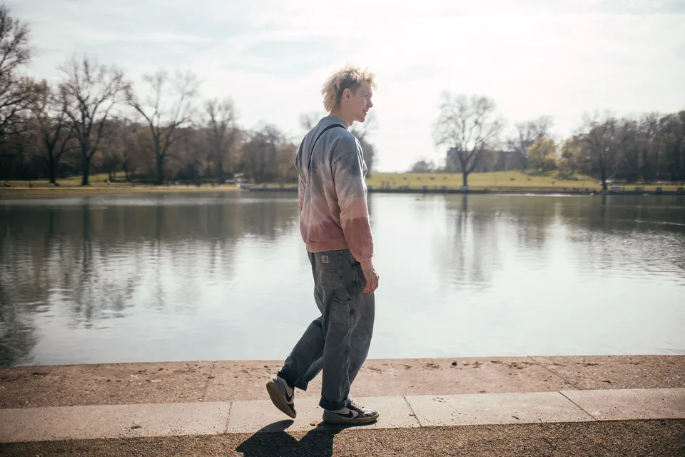 Christoph Stöber am See im Park